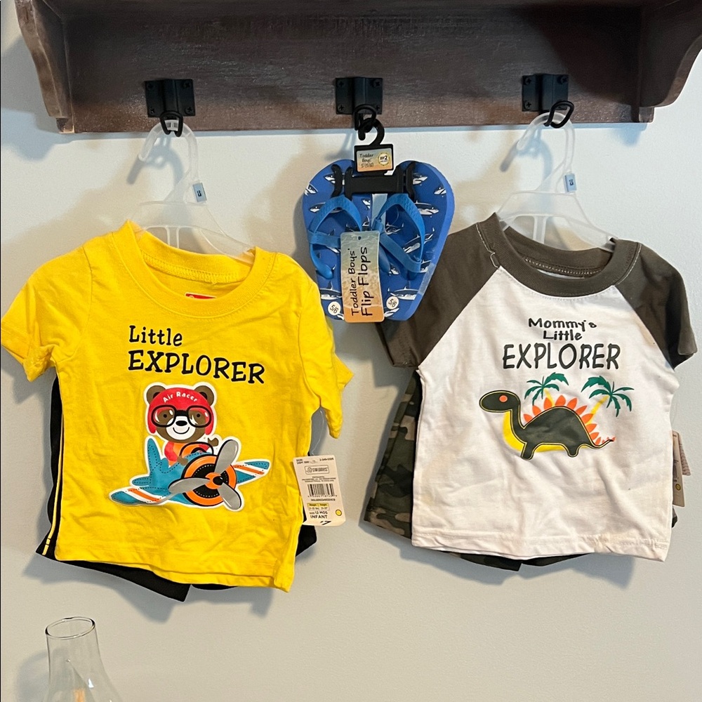 Little Explorer Kids T-Shirt Set